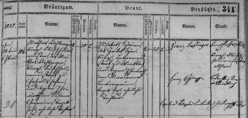 Datei:Mathias-blohberger-elisabeth-spörr-heirat-steyr-st-michael-14-11-1820.JPG