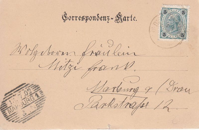 Datei:Louise-frank-horna-an-marie-mitzl-frank-marburg-maribor-parkstrasse-nr-12-Juli-1902-B-s.jpg