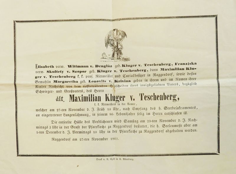 Datei:Maximilian-kluger-von-teschenberg-geb-1757-verst-Rajka-27-11-1862.jpg